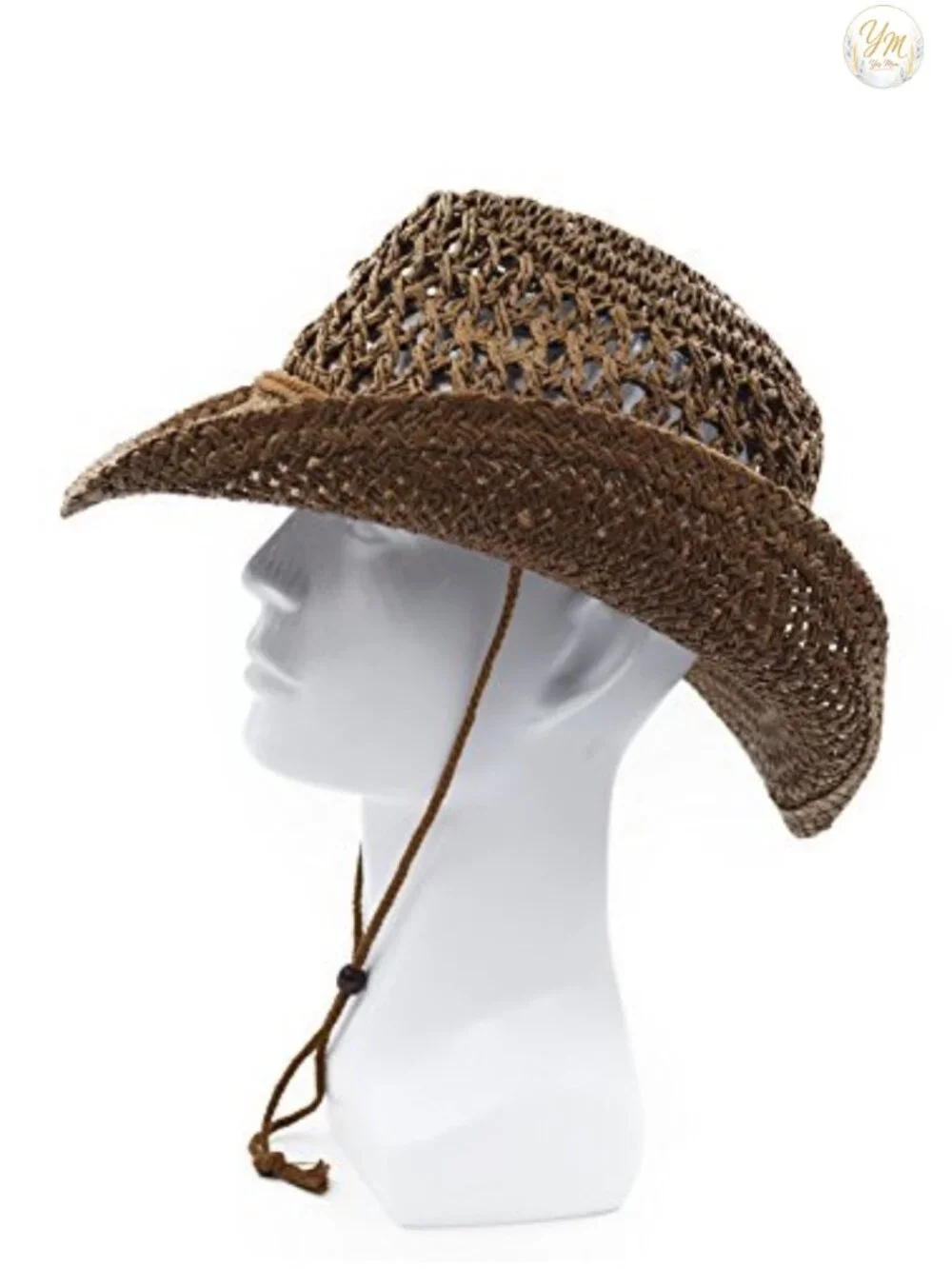 Women's Cowboy Hat Straw Western Sun Protection Fitted